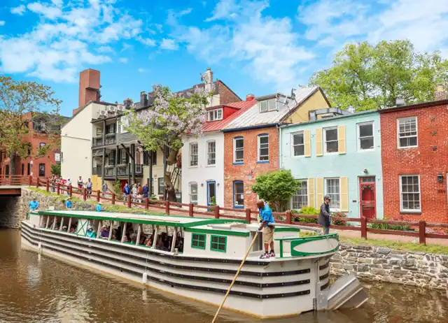 View of the Georgetown area in Washington, DC — highlighting neighborhoods where Pro Mobile Locksmith provides trusted home, car, and business locksmith services.