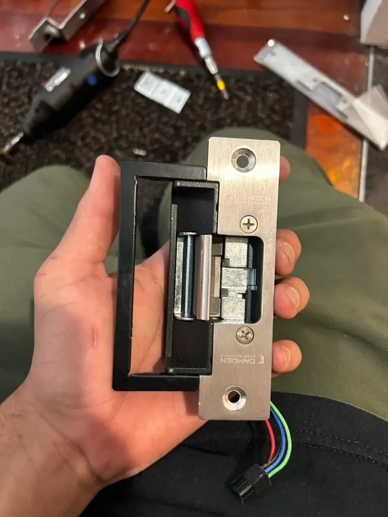 image of a master key system ready to install denoting professional service